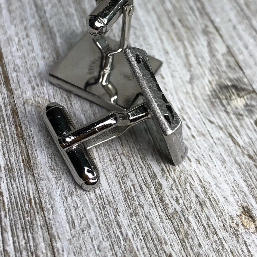 Vintage Anson Sterling Silver Freemason Cuff Links